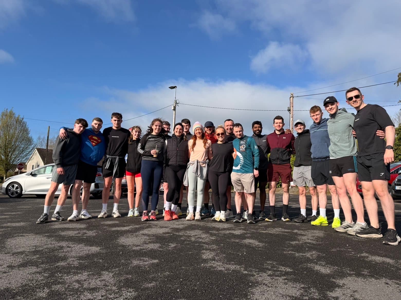 The Pacemates running group out together in Mullingar